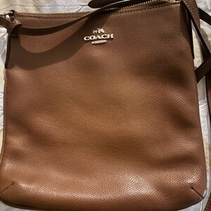 Coach Tan Leather Shoulder Bag